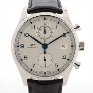 インターナショナルウォッチカンパニー(IWC)のIWC ポルトギーゼ クロノグラフ SS×革   メンズ 腕時計(腕時計(アナログ))