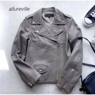 allureville - 新品タグ付き アルアバイル レザージャケットの通販｜ラクマ