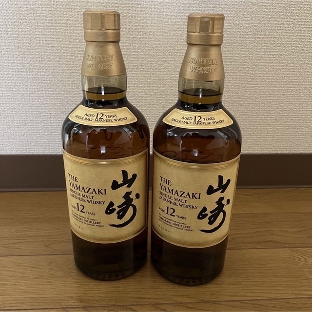 サントリー(サントリー)の【即日発送】山崎12年 箱なし 2本 新品未開封 食品/飲料/酒の酒(ウイスキー)の商品写真