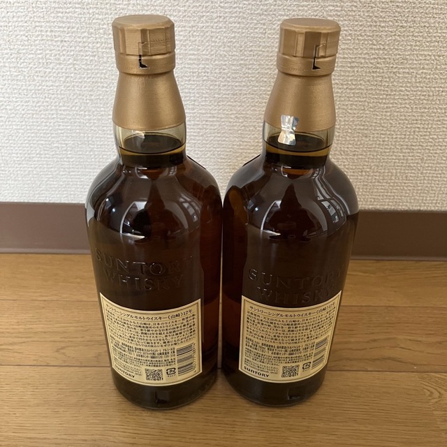 サントリー(サントリー)の【即日発送】山崎12年 箱なし 2本 新品未開封 食品/飲料/酒の酒(ウイスキー)の商品写真