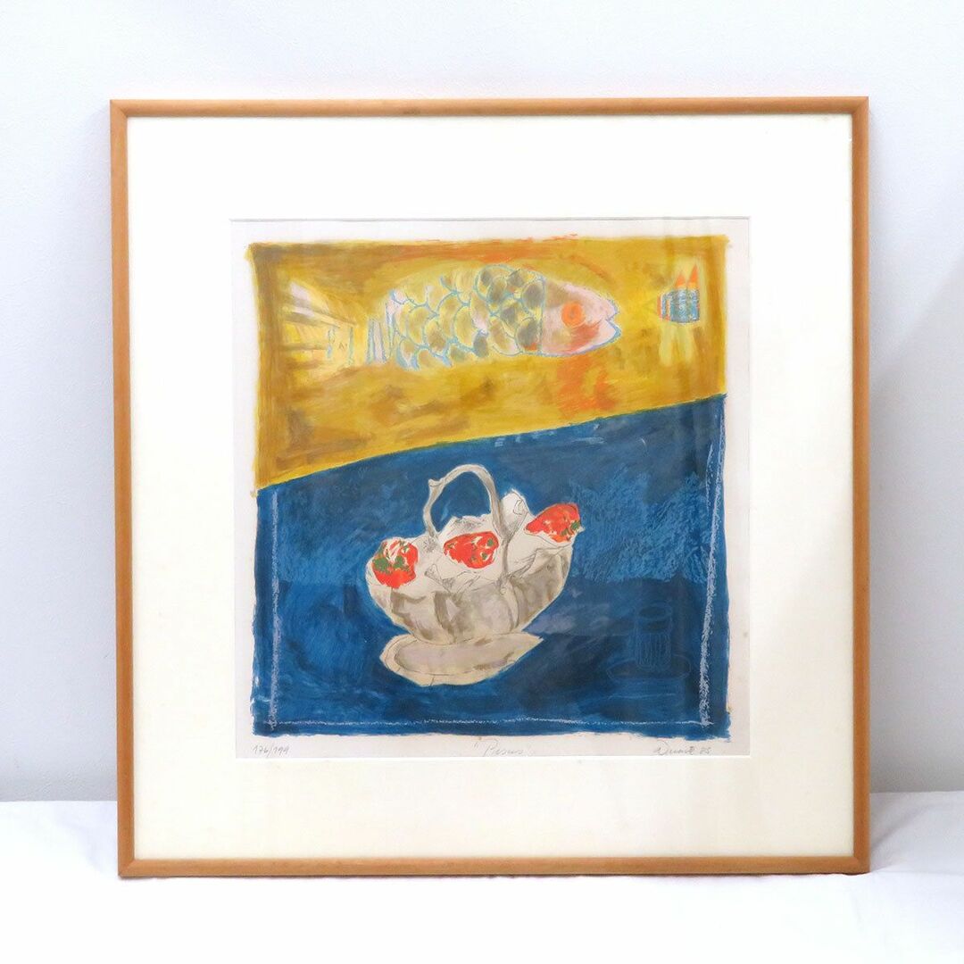 版画 リトグラフ ピッシーズ（魚） ドワーティ 176/199 Hanga  【絵画・美術品】