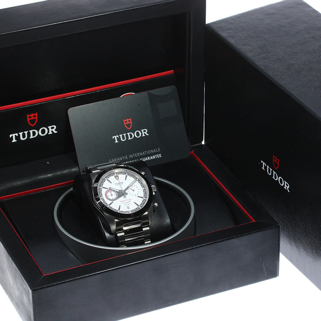 チュードル TUDOR 20550N グランツアー クロノ フライバック デイト 自動巻き メンズ 良品 箱・保証書付き_741370