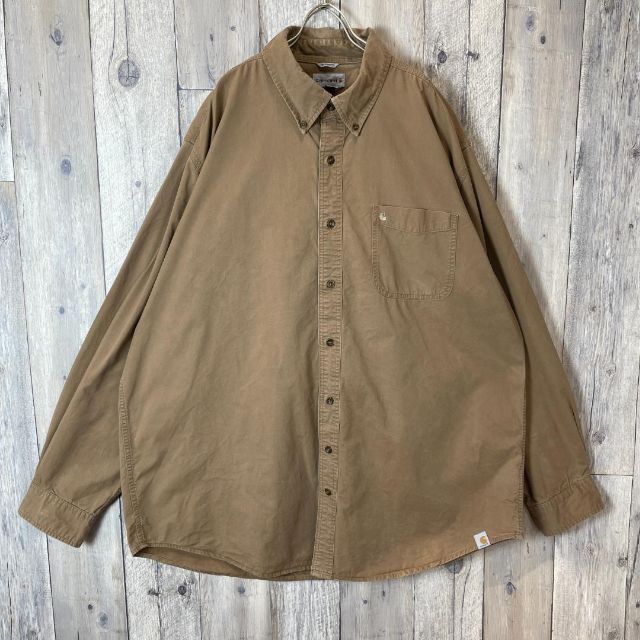 carhartt(カーハート)のカーハート　オーバーサイズ　ビッグ　ストリート　古着　長袖　ボタンダウン　シャツ メンズのトップス(シャツ)の商品写真