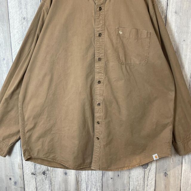 carhartt(カーハート)のカーハート　オーバーサイズ　ビッグ　ストリート　古着　長袖　ボタンダウン　シャツ メンズのトップス(シャツ)の商品写真