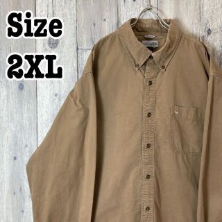 カーハート(carhartt)のカーハート　オーバーサイズ　ビッグ　ストリート　古着　長袖　ボタンダウン　シャツ(シャツ)