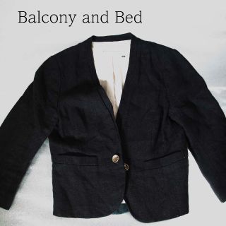 バルコニーアンドベット(Balcony and Bed)のBalcony and Bed　ノーカラージャケット　36(ノーカラージャケット)