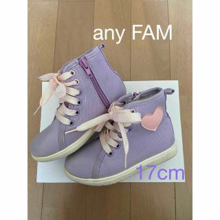 エニィファム(anyFAM)のany FAM ハイカットスニーカー 17cm(スニーカー)