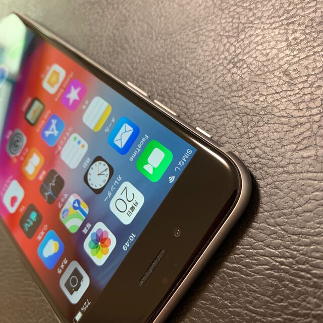 美品　AU iPhone6  64gb バッテリー95% グレー 2