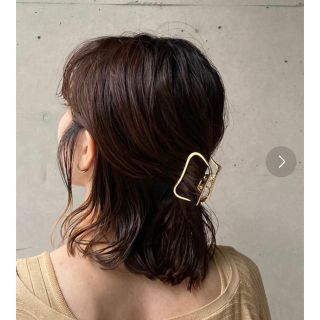 カプリシューレマージュ(CAPRICIEUX LE'MAGE)の【GOLDY】ニュアンススクエアヘアクリップ(バレッタ/ヘアクリップ)