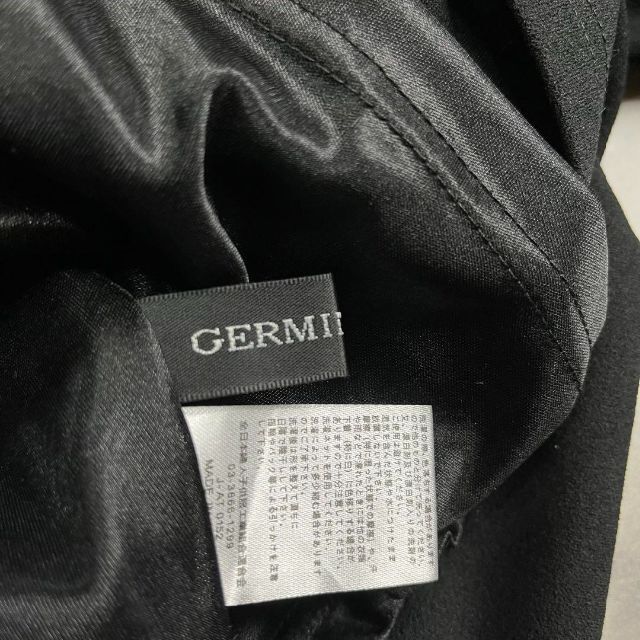 【GERMIN　ATION】　Iラインワンピース　LL　膝丈　フレアスリーブ レディースのワンピース(ひざ丈ワンピース)の商品写真