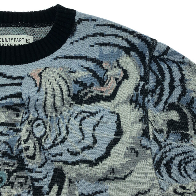 WACKO MARIA ワコマリア 21AW×TIM LEHI NIT JACQUARD SWEATER×ティム