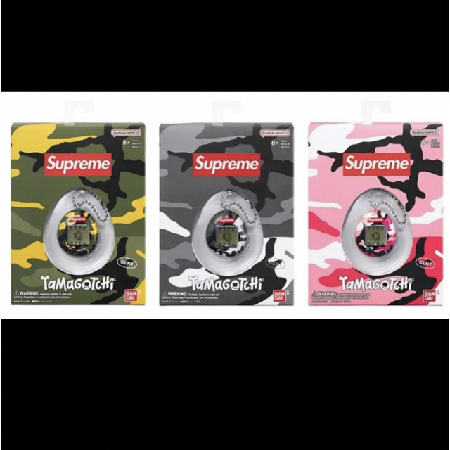 supreme Tamagotchi たまごっち　3色セット　新品未使用品。