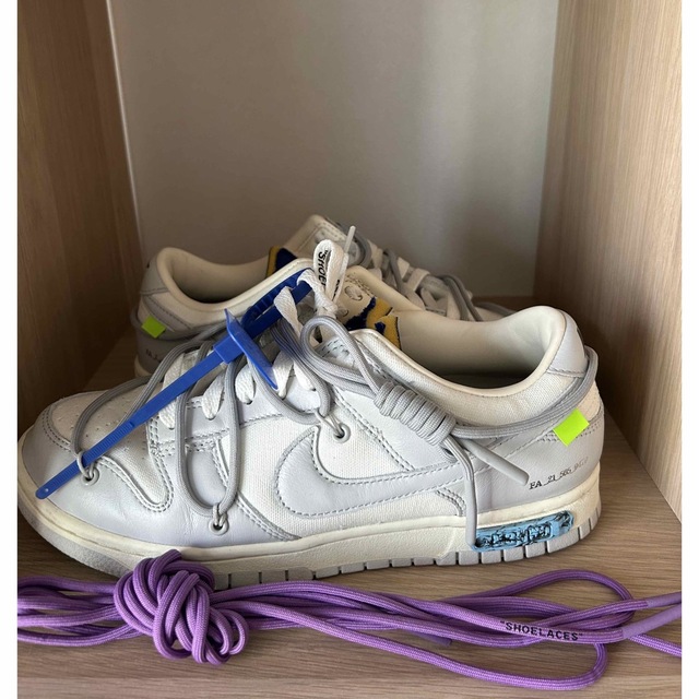 NIKE off-white DUNK LOW  27cm LOT48