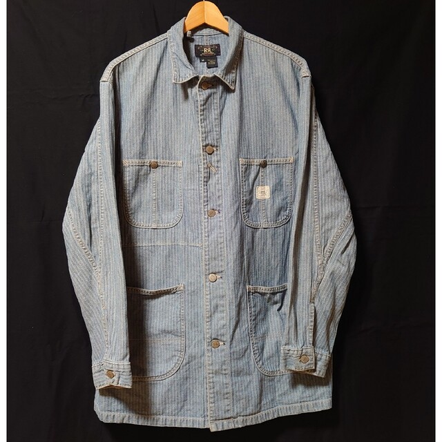 RRL - ☆希少美品☆ RRL 90's ビンテージ ヘリンボーン カバーオール