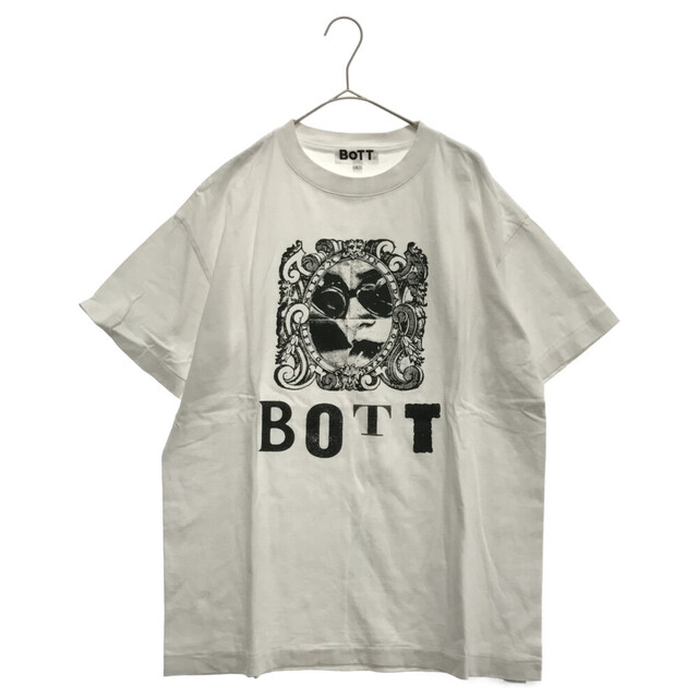 BoTT ボット プリントデザイン 半袖 Tシャツ カットソー ホワイト