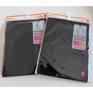 ユニクロ(UNIQLO)の新品未開封☆UNIQLO ユニクロ　ヒートテック【９０】長袖　2枚セット　ベビー(下着)