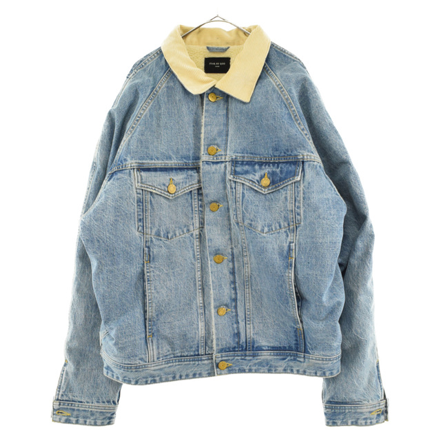 FEAR OF GOD フィアオブゴッド Fifth Collection Selvedge Denim Alpaca Trucker Jacket  フィアオブゴッド 5thコレクション セルビッチ デニムアルパカ トラッカージャケット インディゴ 【送料無料/新品】