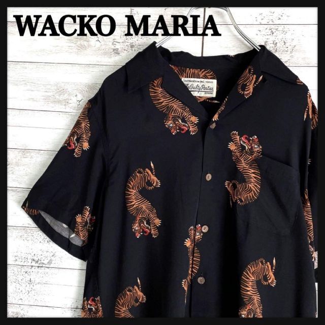 大人気 即完売品 WACKO MARIA ツートン50ｓシャツ