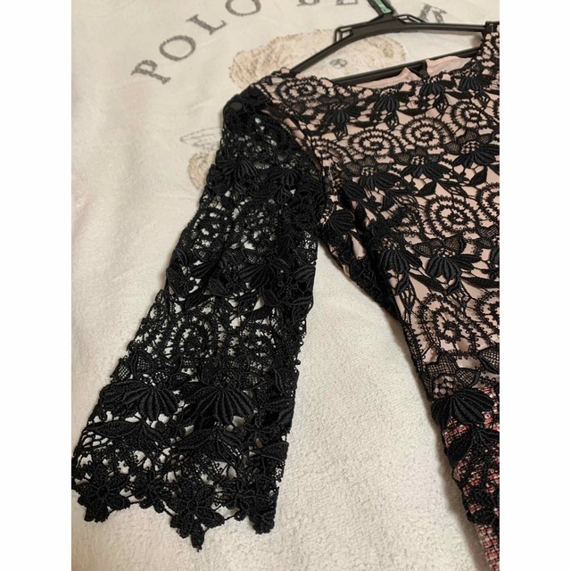 LAURA ASHLEY - ローラアシュレイ 上品レーストップス+ツイード LAURA ASHLEY - ローラアシュレイ 上品レーストップス+ツイード