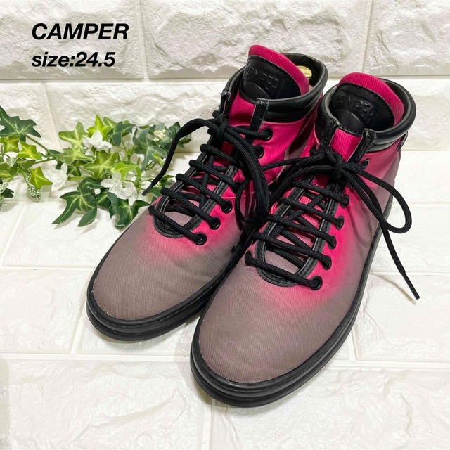 未使用　カンペール　CAMPER　ハイカットスニーカー　38