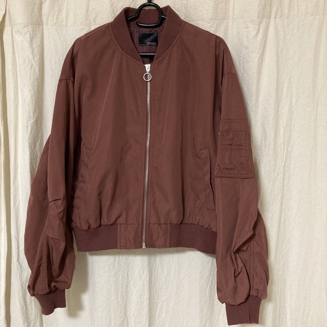 spinkle スピンクル　MA-1ジャケット　Lサイズ レディースのジャケット/アウター(ブルゾン)の商品写真