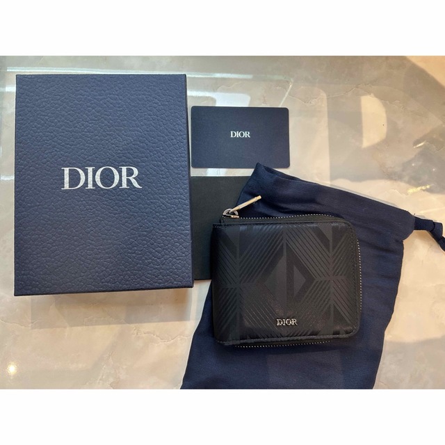 DIOR ジップウォレット 財布 メンズ ユニセックス ディオール 美品-