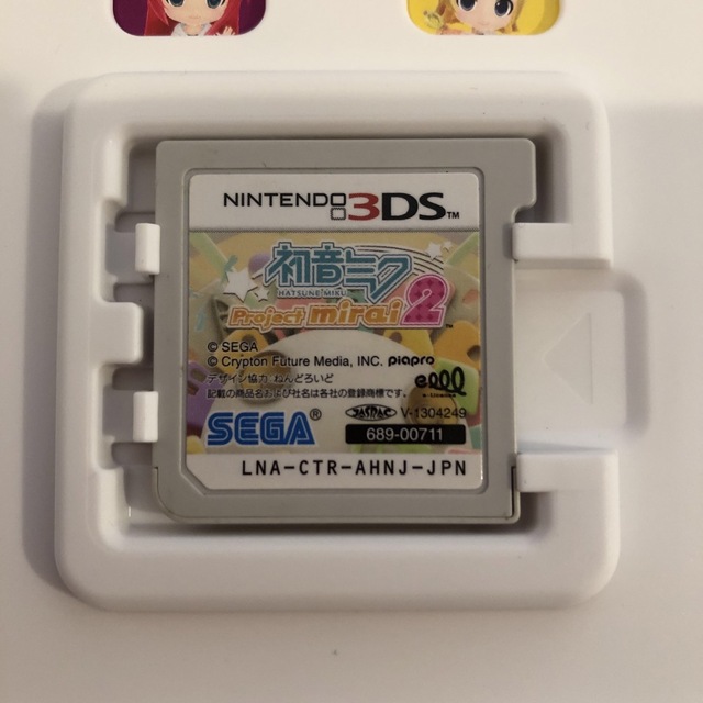 ニンテンドー3DS(ニンテンドー3DS)の初音ミク Project mirai 2 3DS カード16枚付属 エンタメ/ホビーのゲームソフト/ゲーム機本体(携帯用ゲームソフト)の商品写真