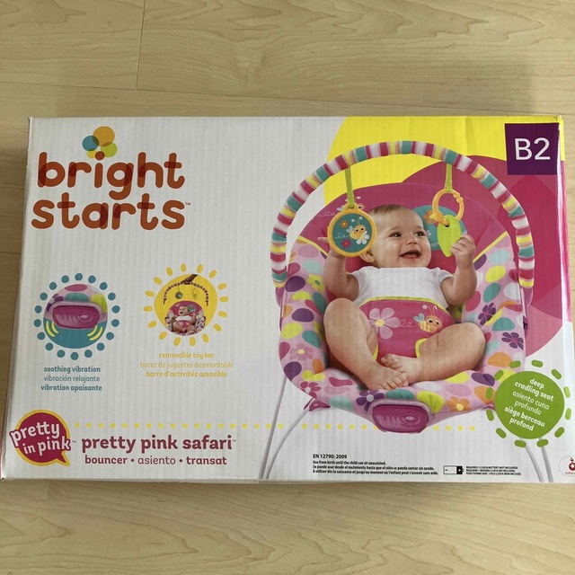 バウンサー　bright starts キッズ/ベビー/マタニティの寝具/家具(その他)の商品写真