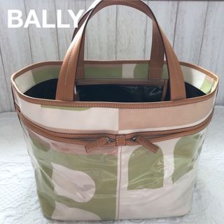 バリー(Bally)のお値下げしました。BALLY トート　キャンバス　ビニール　ロゴバック(トートバッグ)