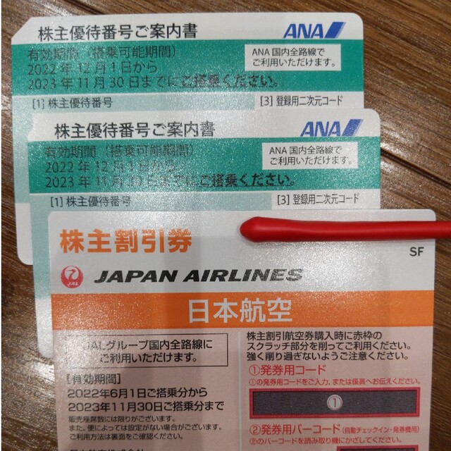 ANA 日本航空　株主優待