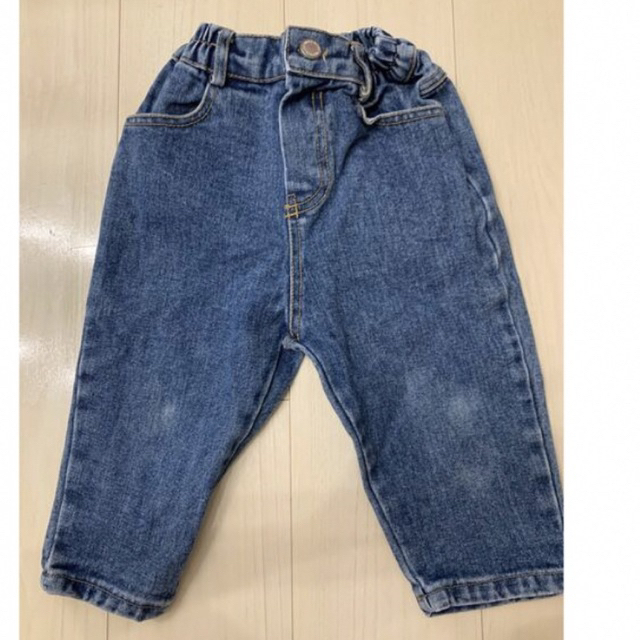 monmimi モンミミ　デニム　jian denim  Sサイズ キッズ/ベビー/マタニティのキッズ服男の子用(90cm~)(パンツ/スパッツ)の商品写真