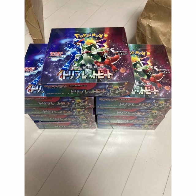 トリプレットビート box シュリンク付き 10box ポケモンカード