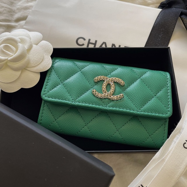 CHANEL シャネル　カードケース　名刺入れ　ミニ財布