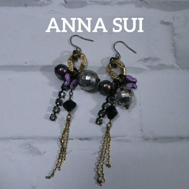 ANNA SUI - 【匿名配送】ANNA SUI アナスイ ピアス ゴールド