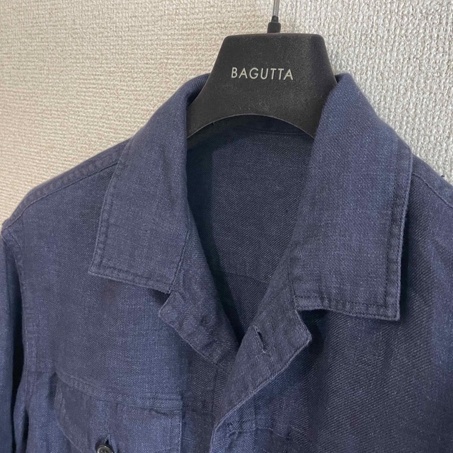 BAGUTTA(バグッタ)のBAGUTTA / リネン 3rdタイプ シャツブルゾン メンズのジャケット/アウター(ブルゾン)の商品写真