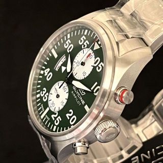 GLYCINE - 【激レア!!】Glycine/グリシン/メンズ腕時計/新品/グリーン