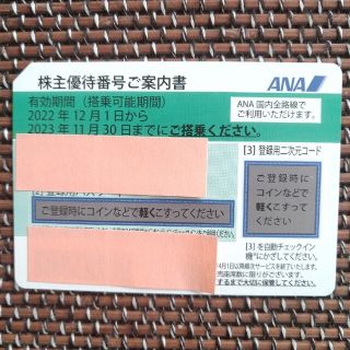 エーエヌエー(ゼンニッポンクウユ)(ANA(全日本空輸))のANA株主優待券です。(その他)