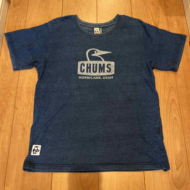 CHUMS(チャムス)のチャムス　レディースTシャツ　Lサイズ　デニム レディースのトップス(Tシャツ(半袖/袖なし))の商品写真
