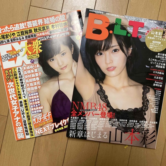 山本彩　雑誌セット　写真集　BLT NMB エンタメ/ホビーのタレントグッズ(アイドルグッズ)の商品写真