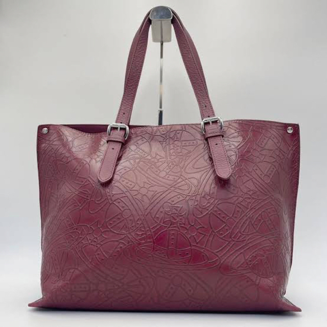 Vivienne Westwood(ヴィヴィアンウエストウッド)のVivienne Westwood アーサー トートバッグ 赤 レディースのバッグ(トートバッグ)の商品写真