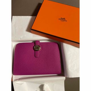 エルメス(Hermes)のエルメス ドゴンコンパクト  ローズパープル(財布)