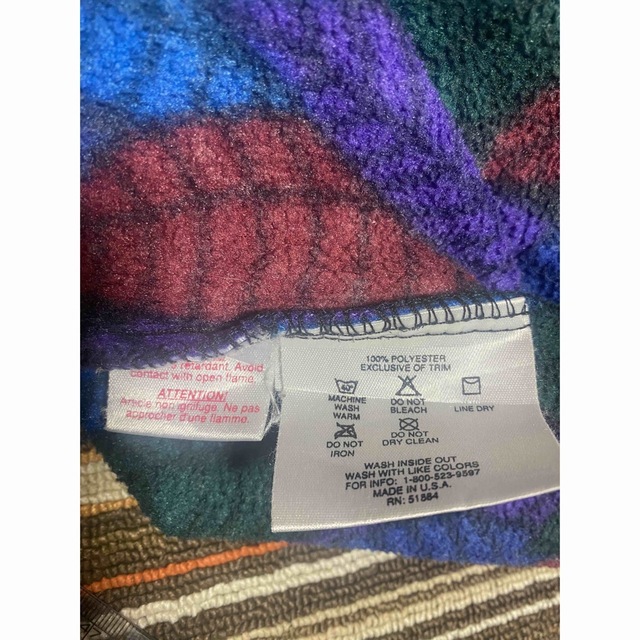 希少/極美品/USA製/92年製/patagonia/スナップT/リーフ柄/XL