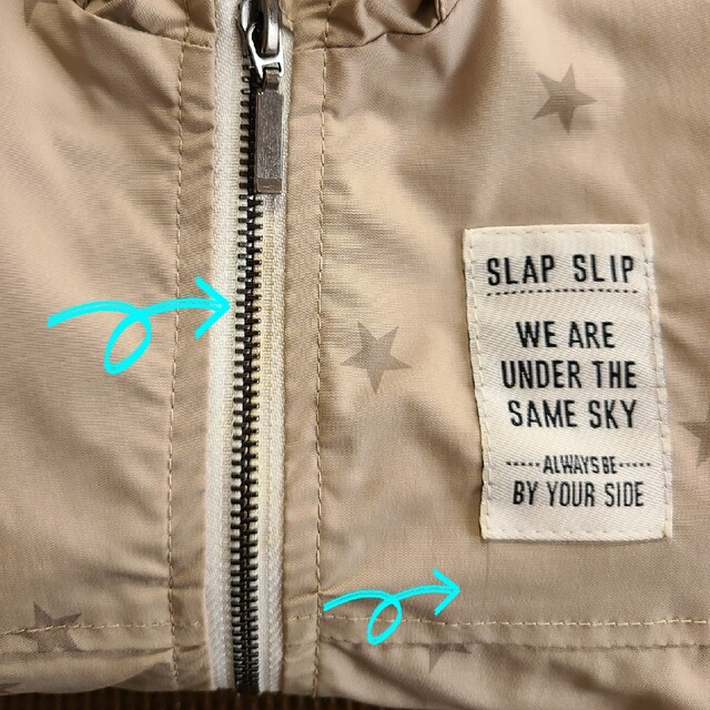 【みうら様専用】SLAPSLIP　ウィンドブレーカー　上着　90㎝ キッズ/ベビー/マタニティのキッズ服男の子用(90cm~)(ジャケット/上着)の商品写真