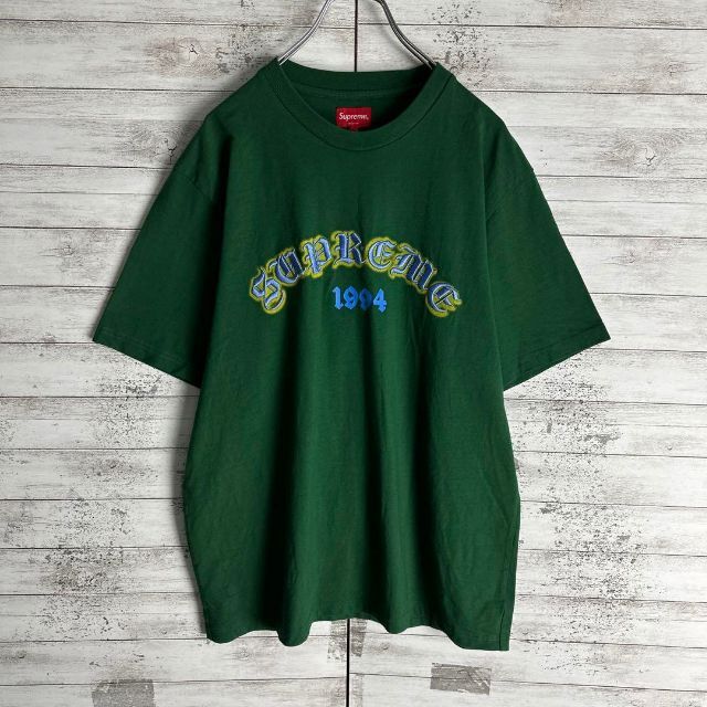 7337 【入手困難】シュプリーム☆ビッグロゴ定番カラー人気デザインtシャツ美品