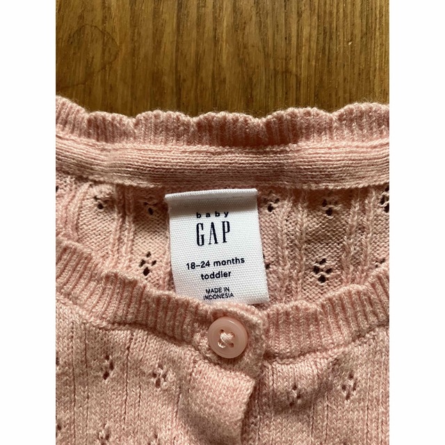 GAP(ギャップ)のカーディガン キッズ/ベビー/マタニティのキッズ服女の子用(90cm~)(カーディガン)の商品写真