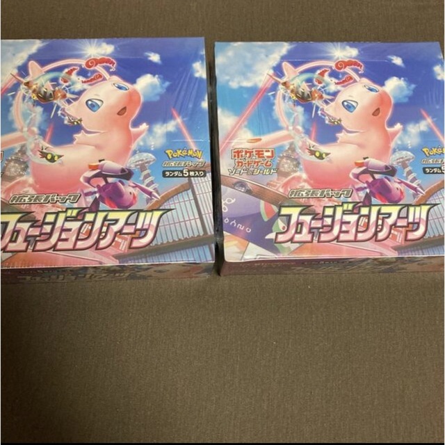 【新品未開封】ポケモンカードゲーム フュージョンアーツ シュリンク付き2BOX