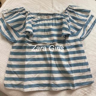 ザラキッズ(ZARA KIDS)のザラキッズ　Zara Kids Tシャツ　オフショルカットソー　140(Tシャツ/カットソー)