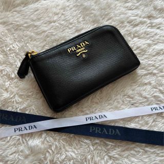 PRADA - 美品 PRADA プラダ 小銭入れ 財布 L字ファスナーの通販 by