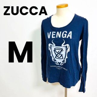 フェンディ(FENDI)のZUCCA ズッカ　レディース　ロングTシャツ　古着　Mサイズ(ニット/セーター)