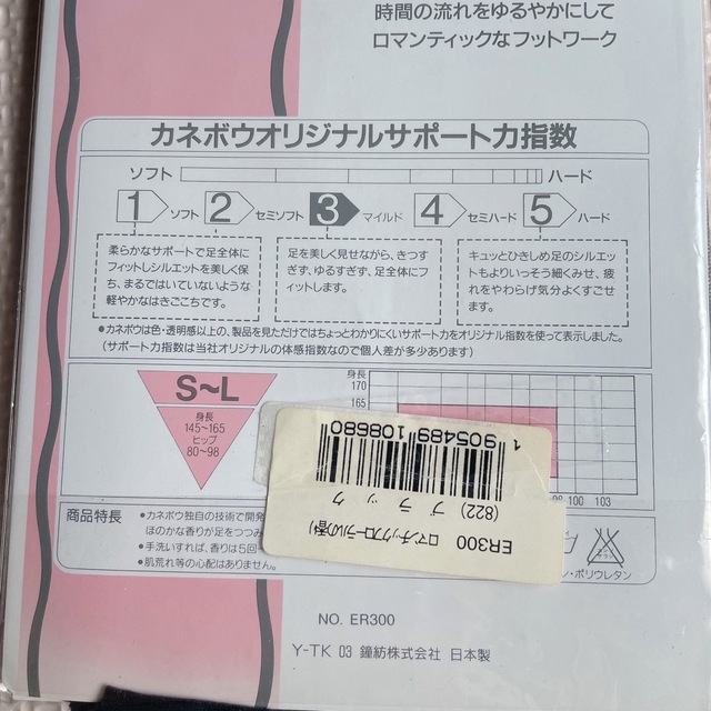 Kanebo(カネボウ)のKanebo カネボウ 香りをとじこめて 香りのパンティストッキング 黒 レディースのレッグウェア(タイツ/ストッキング)の商品写真